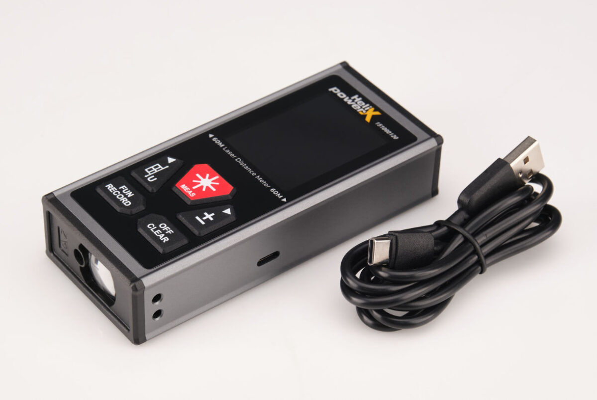 HELIXPOWER ΑΠΟΣΤΑΣΙΟΜΕΤΡΟ LASER ΔΙΠΛΗΣ ΔΕΣΜΗΣ DUAL SABER RED 60-120 MΕΤΡΩΝ - Image 5