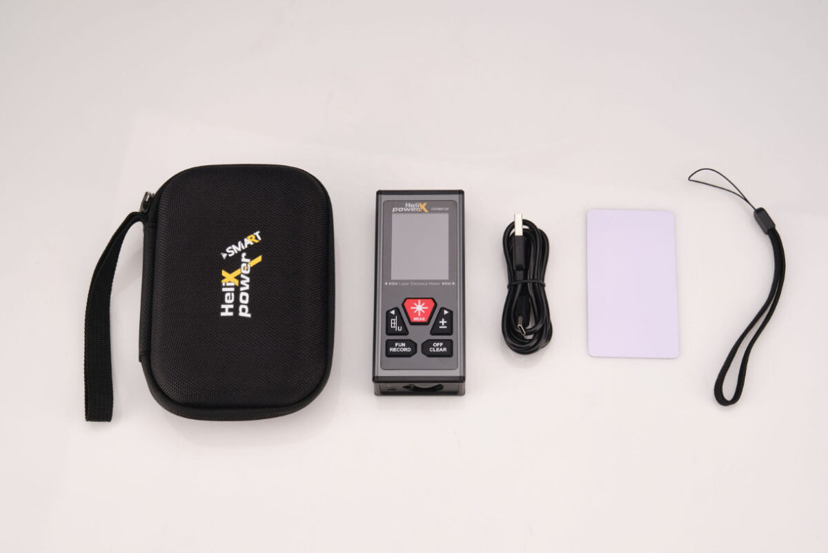 HELIXPOWER ΑΠΟΣΤΑΣΙΟΜΕΤΡΟ LASER ΔΙΠΛΗΣ ΔΕΣΜΗΣ DUAL SABER RED 60-120 MΕΤΡΩΝ - Image 4